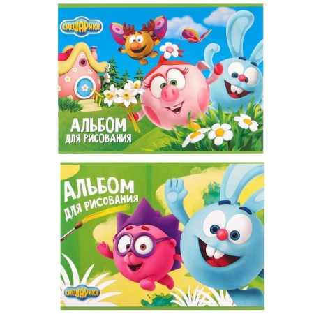 Album for drawing A4 12 sheets on a clip mix, mixes, 2 pcs.-1