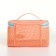 Cosmetic bag grid, 21*14*12, lightning department, orange