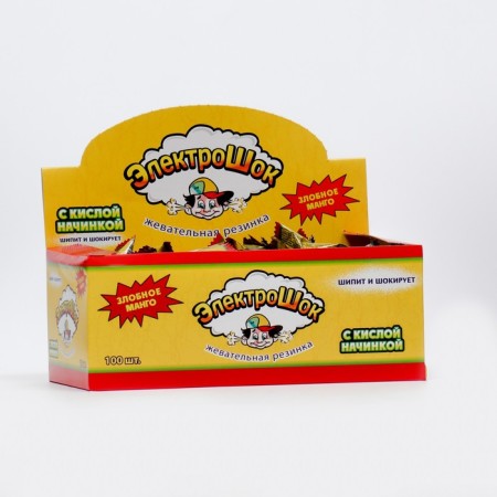 Chewing gum "Electroshka Evil Mango", 3.5 g