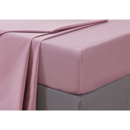 Arya Home Camino elasticum sheet, size 160x200x33 cm, pink color-1