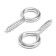 Screw-ring, tundra, white zinc, 5x60 mm, 10 pcs