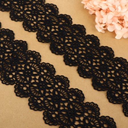 Lace Hypure, 60 mm × 6.8 ± 0.5 m, black color-1
