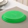Disposable dessert plate, d = 16.5 cm, green color