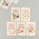 Cardboard "Handmade. Street" set 10 pcs (5 types) 4x6 cm