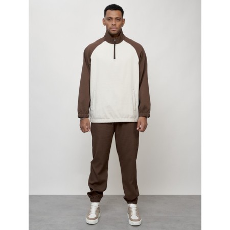 Sports suit men's, size 48, brown color