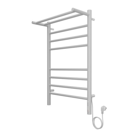 Terminus heated towel rail "Aurora" P8, 500x800 mm, on the right, white matte-1
