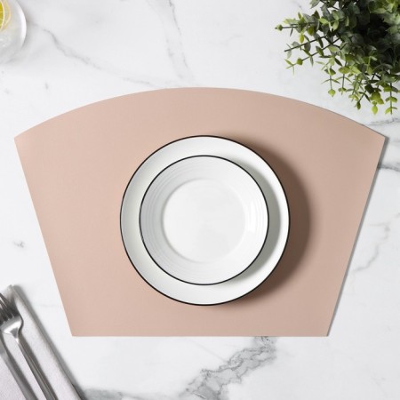 Serving napkin on the TEM table, 30 × 44 cm, peach color-4