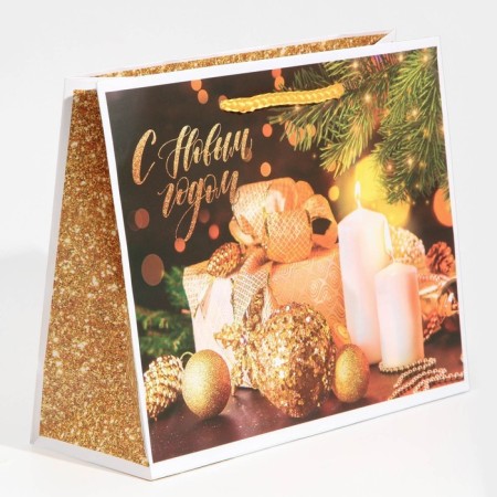 Laminated horizontal "Cozy New Year", MS 23 x 18 x 8 cm, New Year-1