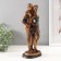 Souvenir Polystone "Fashionable couple" bronze with green 34x10x14 cm