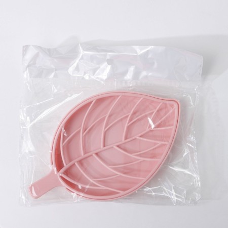Soap dish "leaf", plastic, 17 × 10.5 × 2 cm, color mix-6