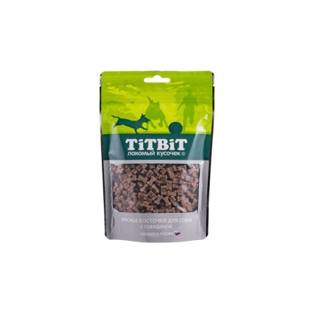 Titbit meat bones for dogs, with beef, 145 g