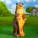 Garden figure "Welcome" 22x22x50cm