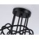 Lamp ceiling in the style of Ambrella Light, Loft, TR80419, 6HE27, black color, gold