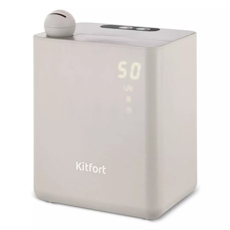 Air humidifier KitFort KT-2890, ultrasound, 95 W, 3 l, 30 m2, beige
