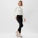 Female leggings Minaku: Sportly color black, size 40