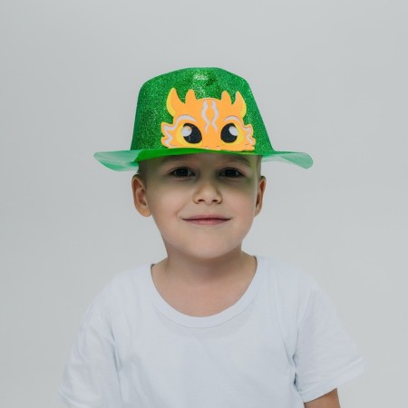 Carnival hat "Dragon", yellow color-3