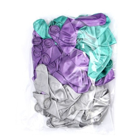 Garland of balloons "Organic Chrome", Mix color-1