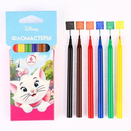 Flomasters "Kitty Marie", 6 colors, a ventilated cap-3
