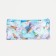 Cosmetic bag-penete on zipper, PVC, blue color