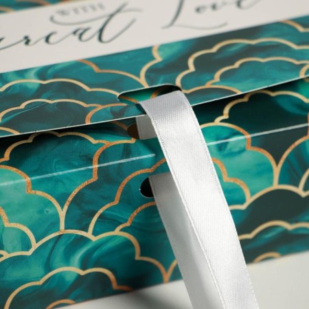 Gift folding box, packaging, “texture”, 20 x 18 x 5 cm-2