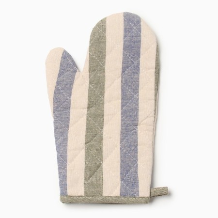 Mittens-output of the deed strip tsin/green 28x17cm, 50% p/e 50% HL-2