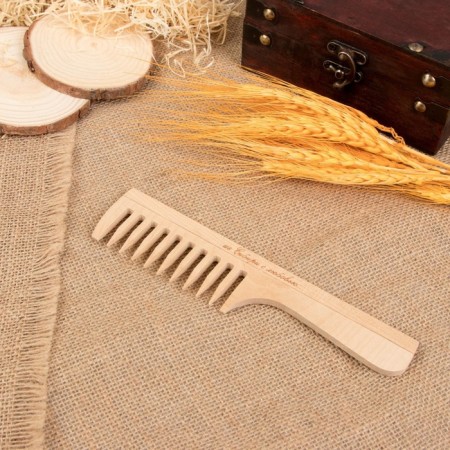 Comb, 19.5 × 4.5 cm, color "light wood"-1