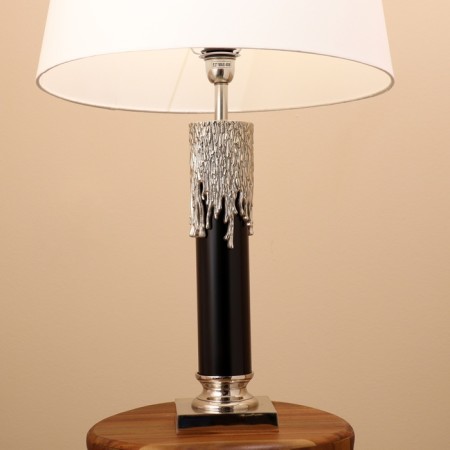 TECHNOL Lamp "White" White/black 1x40W, E27, 50x50x78 cm-3