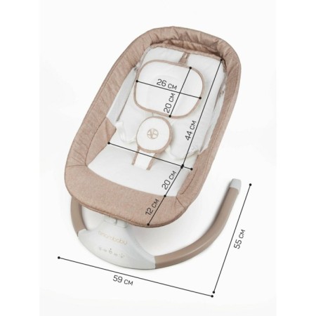 Electric shackles Children's Amarobaby Lucky Swing, beige color-16