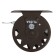 Inertial coil, metal, 2 bearings, diameter 5.5 cm, dark brown color, TL55A