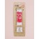 Candles for the cake "wavy lines", 6 pcs, white with red