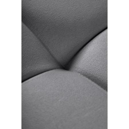 Chairs on the metal frame Chelsea Metal/velor, black/dark gray 50x60x80 cm-5