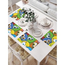 A set of napkins with a photo print, size 46x32 cm, 4 pcs to the UP