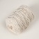 Knitting cord 80% cotton, 20% polyester twisted 3 mm, 185g/45m, 02-milk