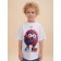 Children's T -shirt, height 146 cm, white color