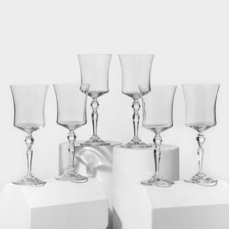 A set of glasses for the wine Bohemia Crystal Grace, 250 ml, 6 pcs