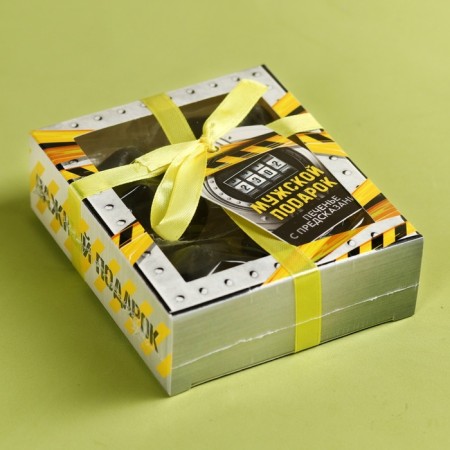 Colored cookies with a prediction of “Male Gift”, 24 g (4 pcs. X 6 g).-6