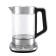 Electric kettle KitFort KT-622, glass, 1.7 l, 2200 watts, adjustment t °, silver