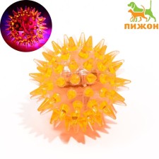 Ball luminous mini for cats, tpr, 3.5 cm, orange