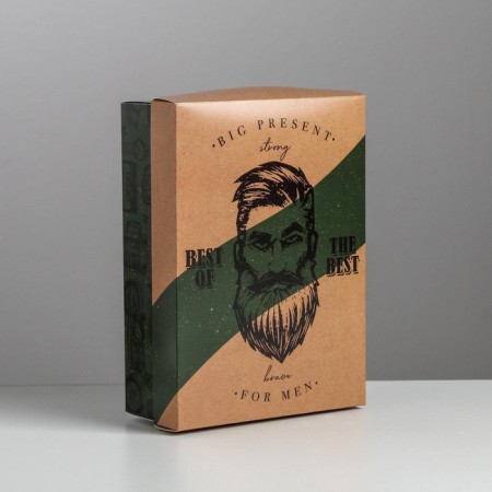 Gift folding box, packaging, “brutality”, 21 x 15 x 7 cm-1