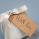 Gift bag from cotton "for you", 7 x 9 cm +/- 1.5 cm
