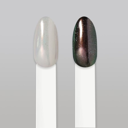 Nail rubbing, with an applicator, the color of the hoar-7