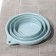 Folding bucket, 10 l, 35 × 33 × 24 cm, gray color