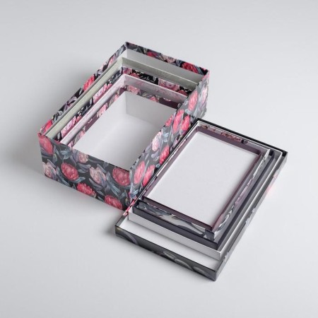 Set of boxes 5 in 1, gift packaging, “flower”, 22 x 14 x 8.5 - 32.5 x 20 x 12.5 cm-9