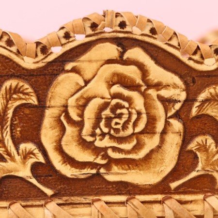 Candy "Rose", 14x14x9.5cm, birch bark-3