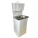 Washbuilder "Dacha", without euns, stainless sink, crane metal, 30 l, white