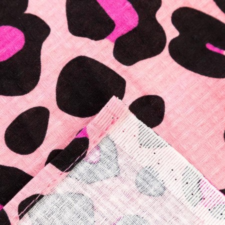 Leopard towel 80x150 cm, 100% cotton, waffle canvas, 160g/m2-1