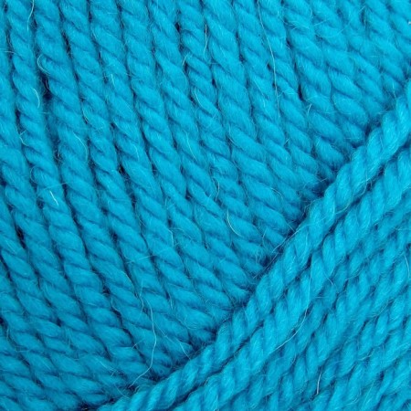 Yarn "Popular" 50 % wool, 50 % acrylic 133m/100g (45-t. Biryuza)