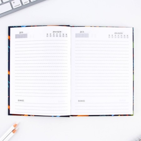 Diary in a gift box “Best Teacher”, A5 format, 80 sheets, solid cover-6