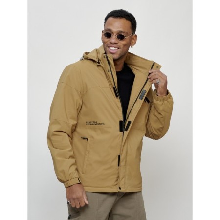 Sports male jacket, size 54, beige color-8