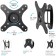 Kromax Galactic-1 New Black 15 "-32" Max.20kg wall turning and 102951